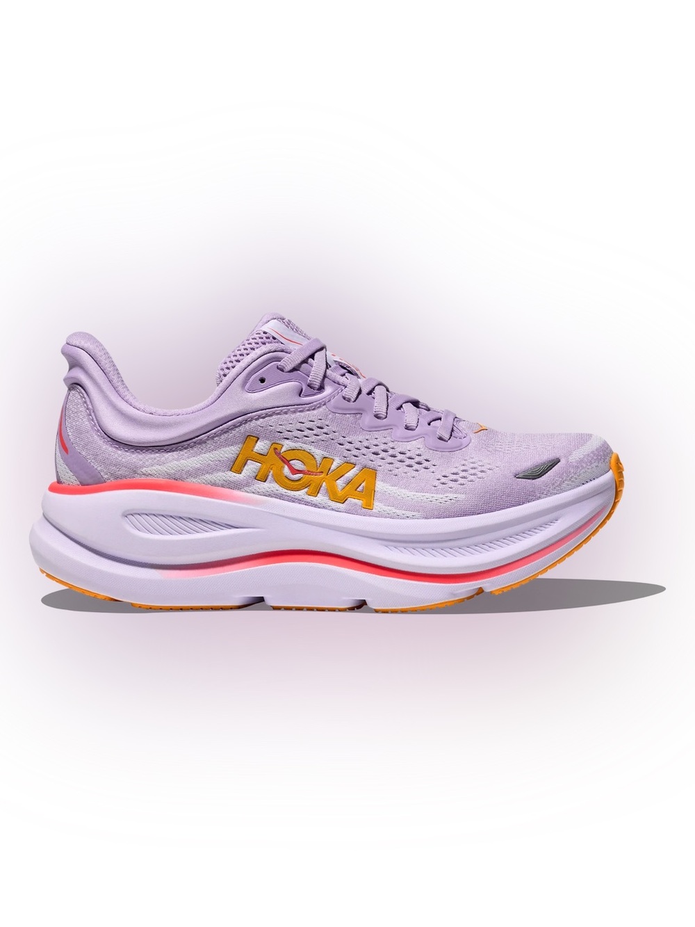 Hoka Bondi 9 Running Shoes in Lavender Aster